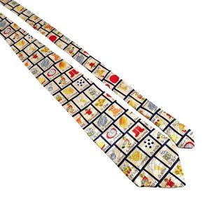 Les Montreux Mens Necktie Designer French Teacher Waiter Server Work Gift